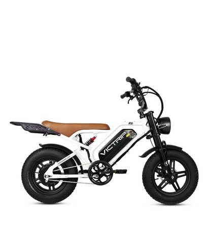 White Electric Bike Affordable​ | VICTRIP