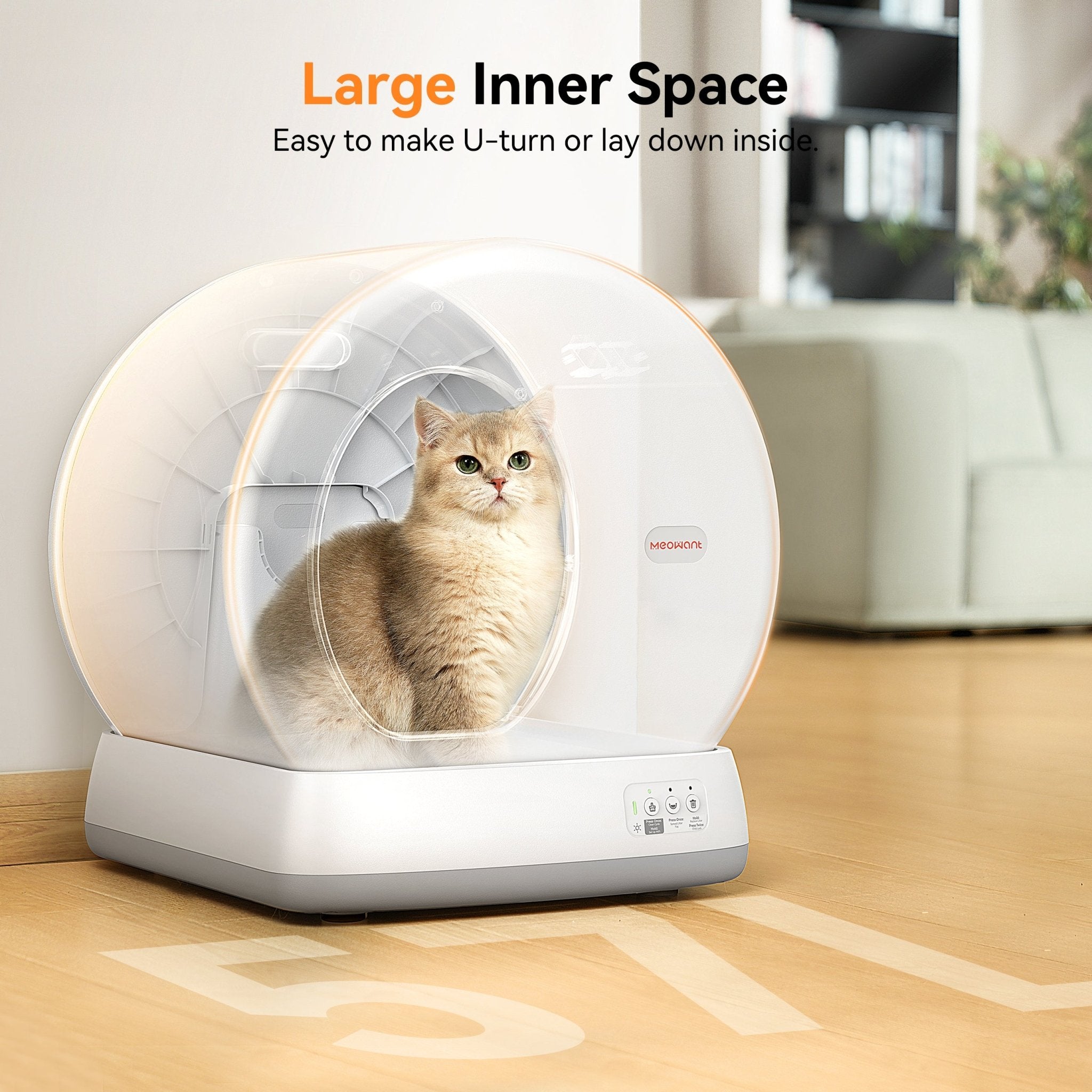 Self-Cleaning Cat Litter Box