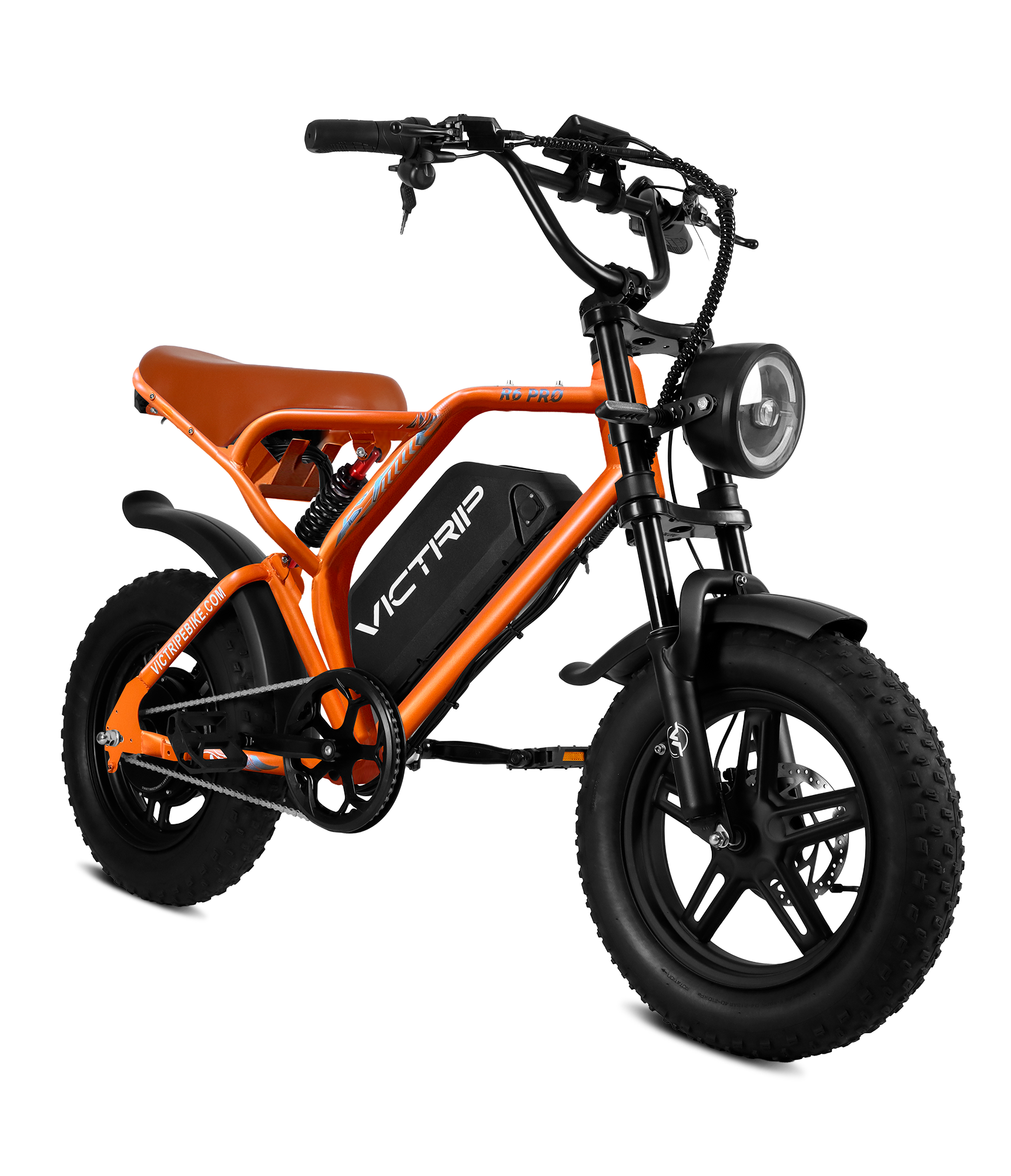 R6 Pro - 1500W Full Suspension Moped Style EBike