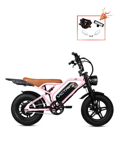 Full Suspension Moped Style Electric Bike | VICTRIP
