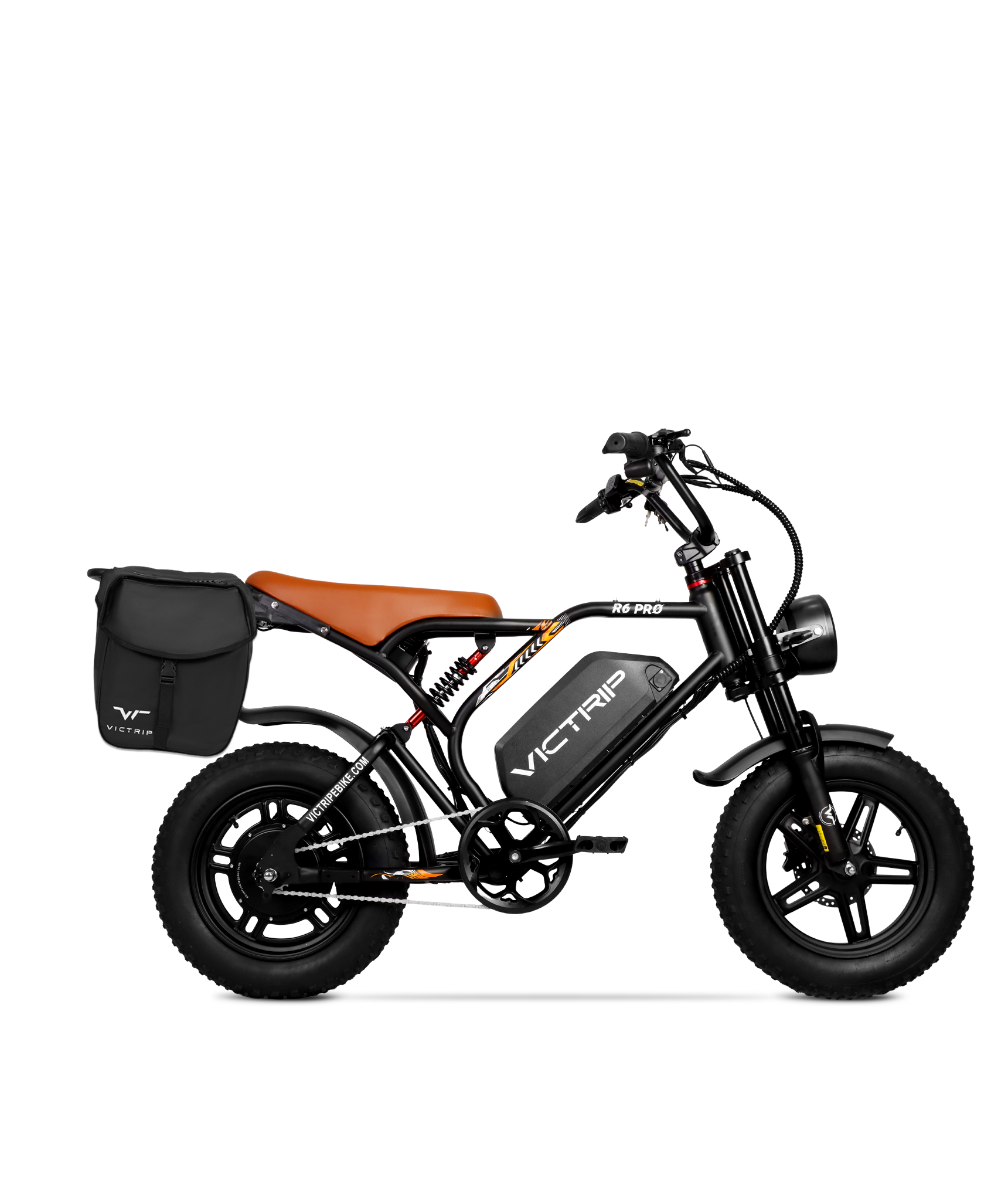 R6 Pro - 1500W Full Suspension Moped Style EBike