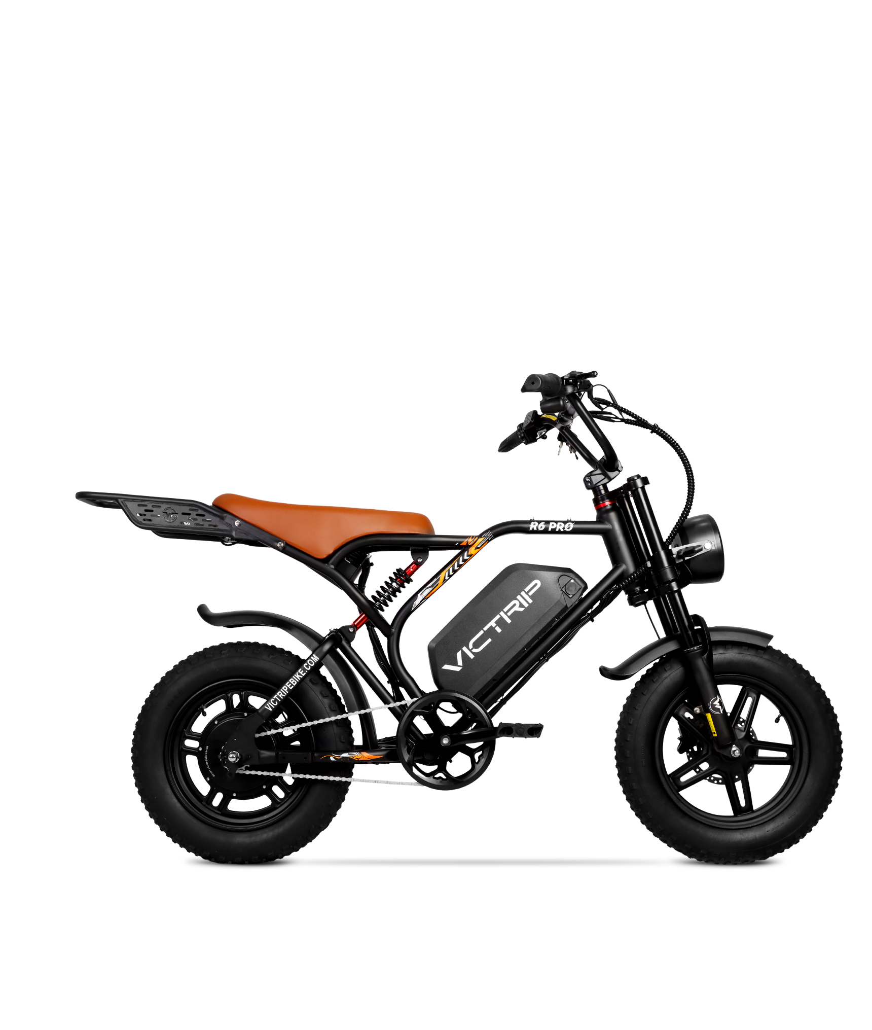 R6 Pro - 1500W Full Suspension Moped Style EBike