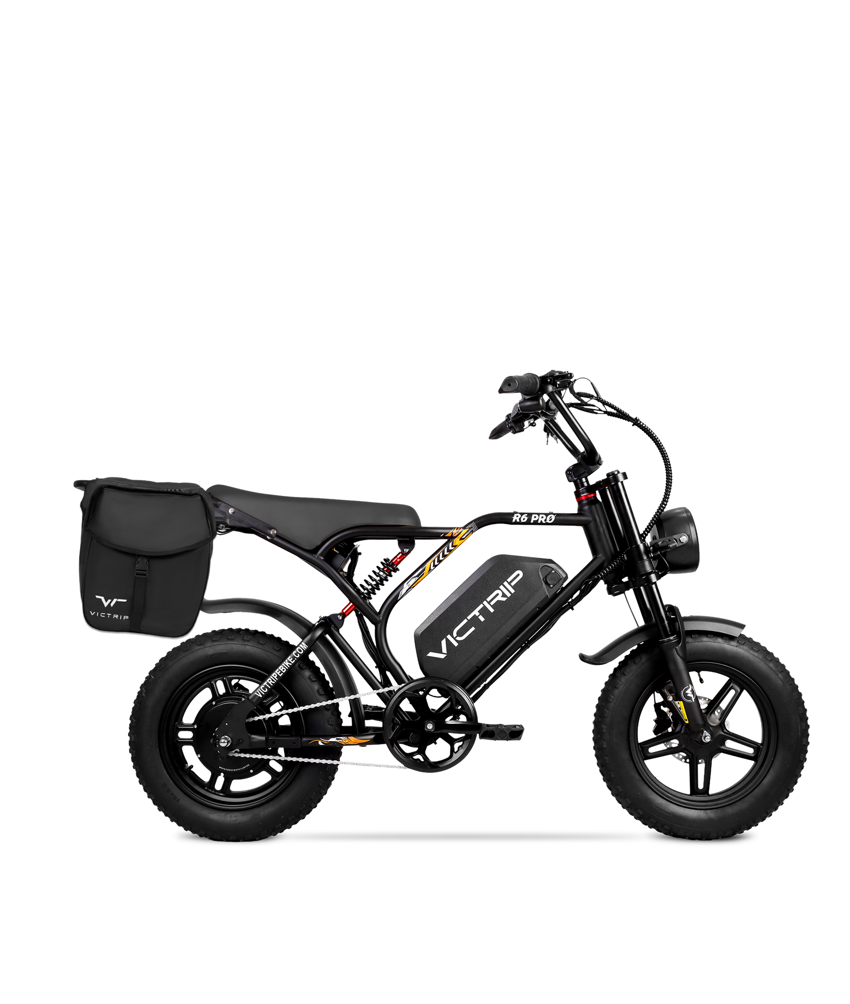 R6 Pro - 1500W Full Suspension Moped Style EBike