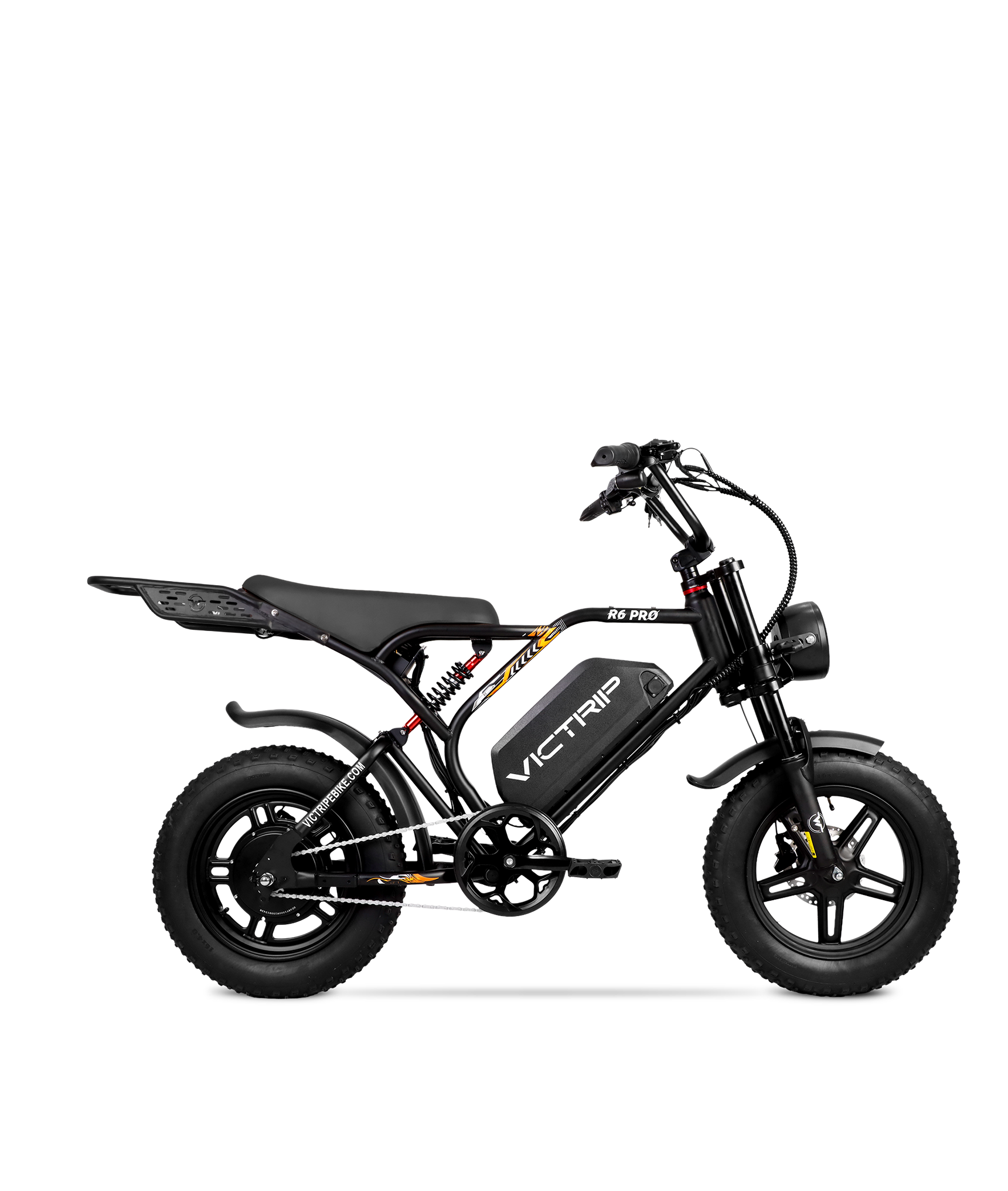 R6 Pro - 1500W Full Suspension Moped Style EBike
