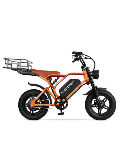 R6 Pro - 1500W Full Suspension Moped Style EBike