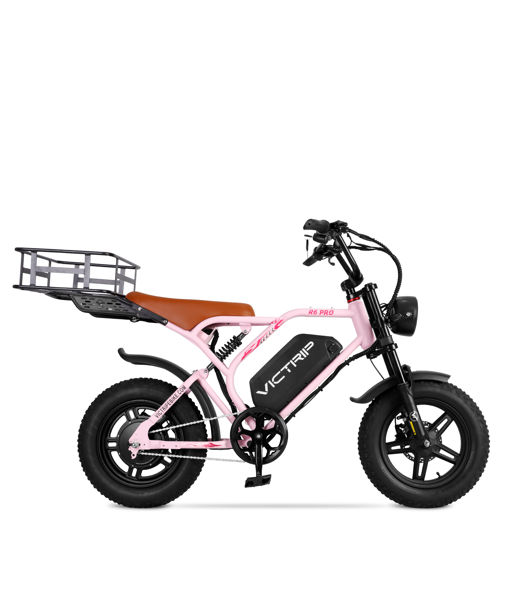 R6 Pro - 1500W Full Suspension Moped Style EBike