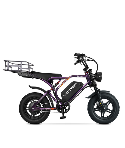 R6 Pro - 1500W Full Suspension Moped Style EBike