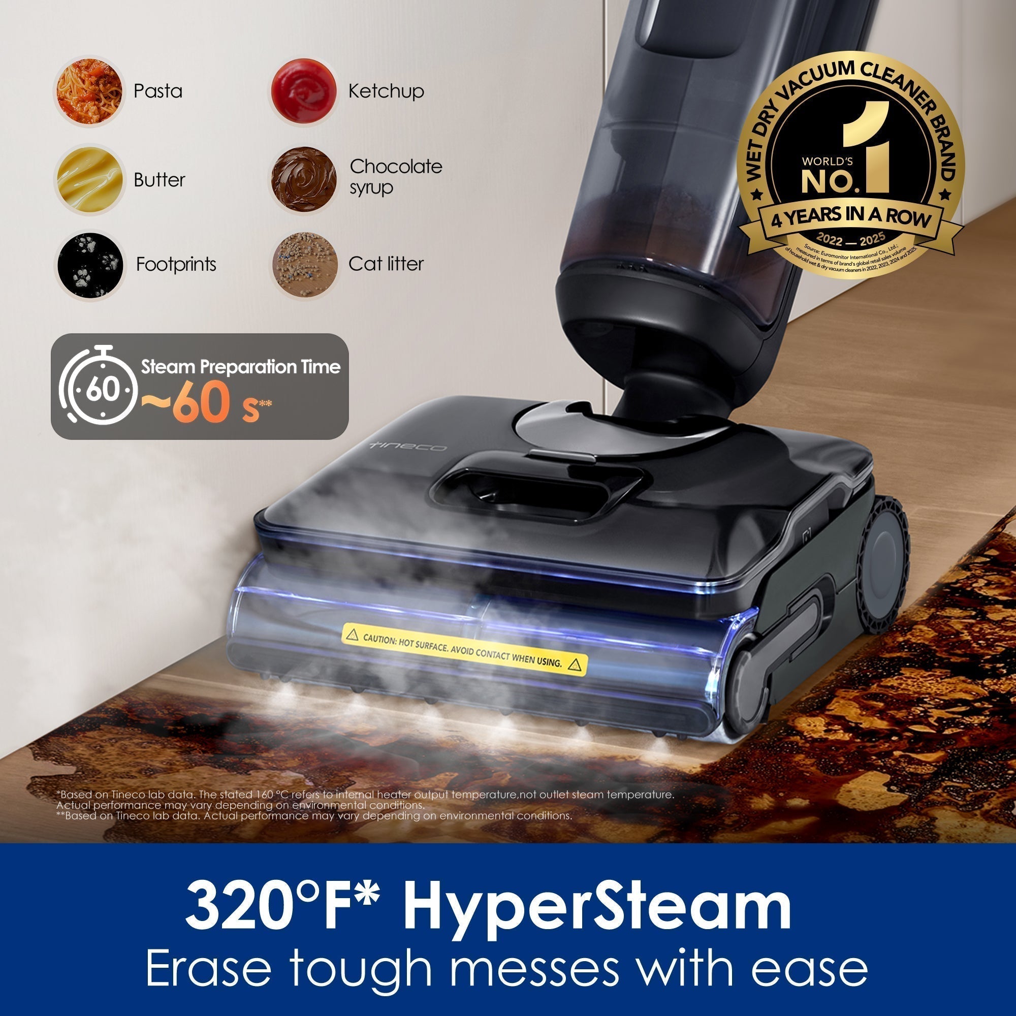 FLOOR ONE S7 Stretch Steam intelligent wet and dry vacuum cleaner