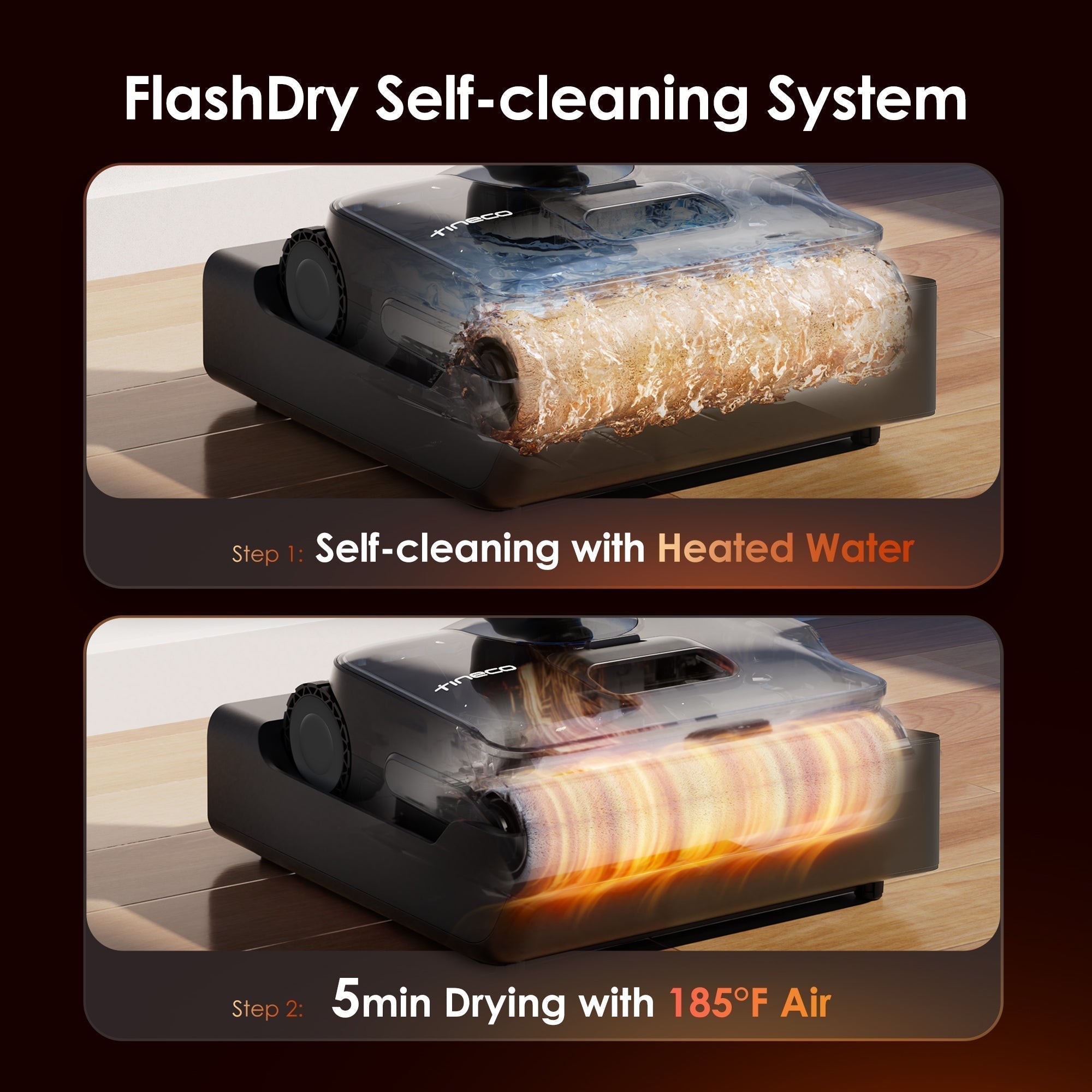 FLOOR ONE S7 Stretch Steam intelligent wet and dry vacuum cleaner