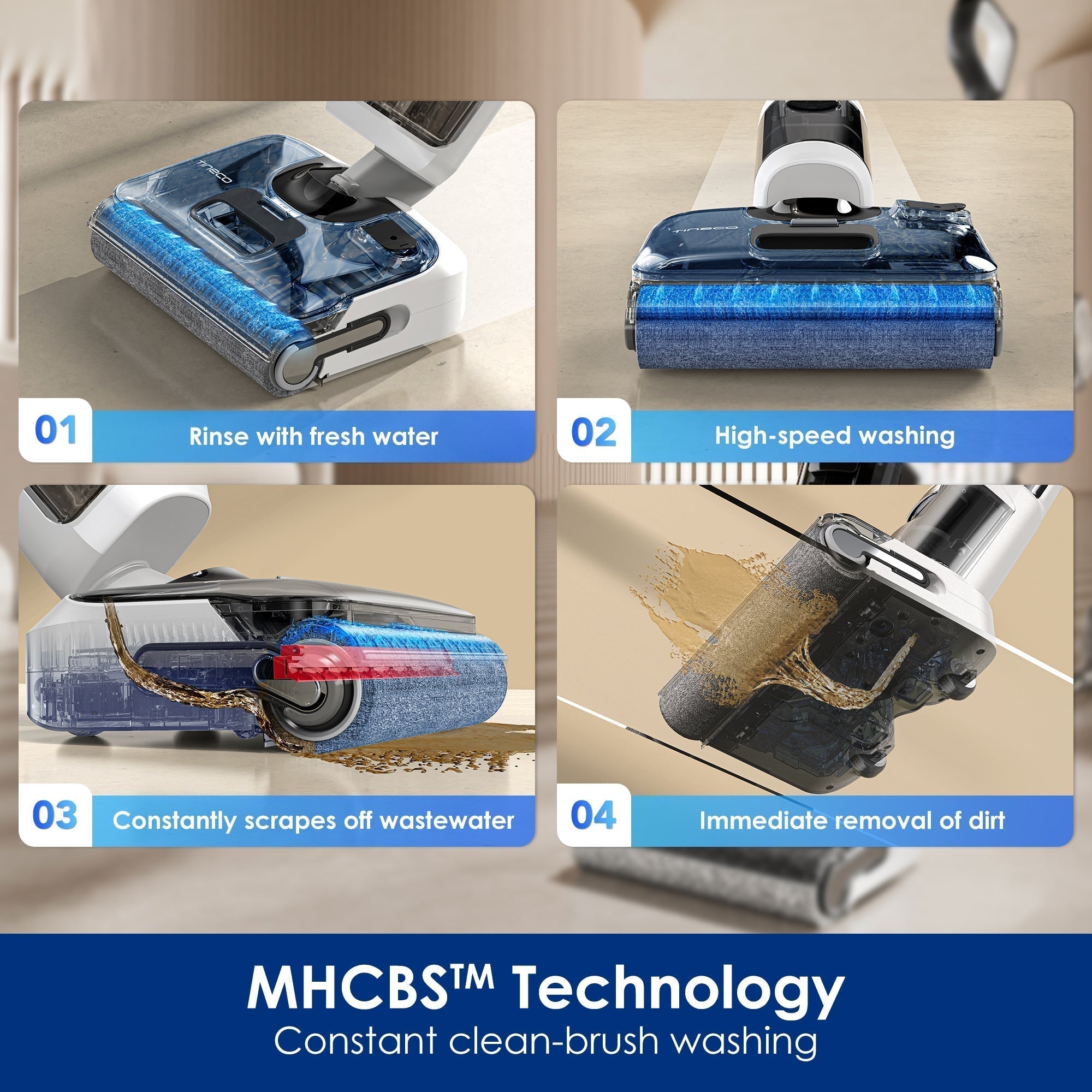 FLOOR ONE STRETCH S6 Wet Dry Vacuum Cleaner
